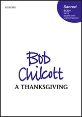 A Thanksgiving SATB choral sheet music cover